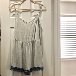 Aerie (American Eagle) sleep romper gray Medium